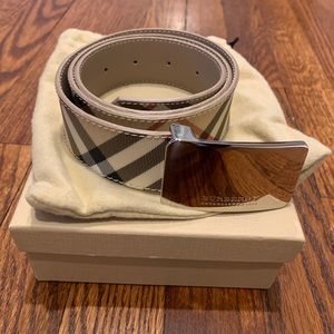 Burberry Belt Size 40